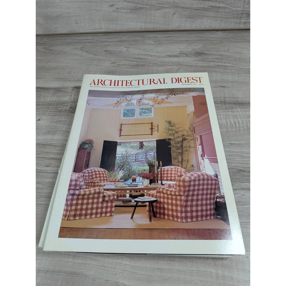 ARCHITECTURAL DIGEST MAGAZINE Year 1993 90s Clint Eastwood LOT OF 5